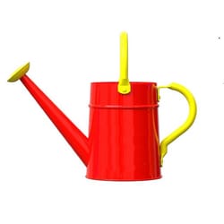 Panacea Red/Yellow 0.5 gal Steel Watering Can