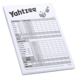 Hasbro Yahtzee Score Card White 80 pc