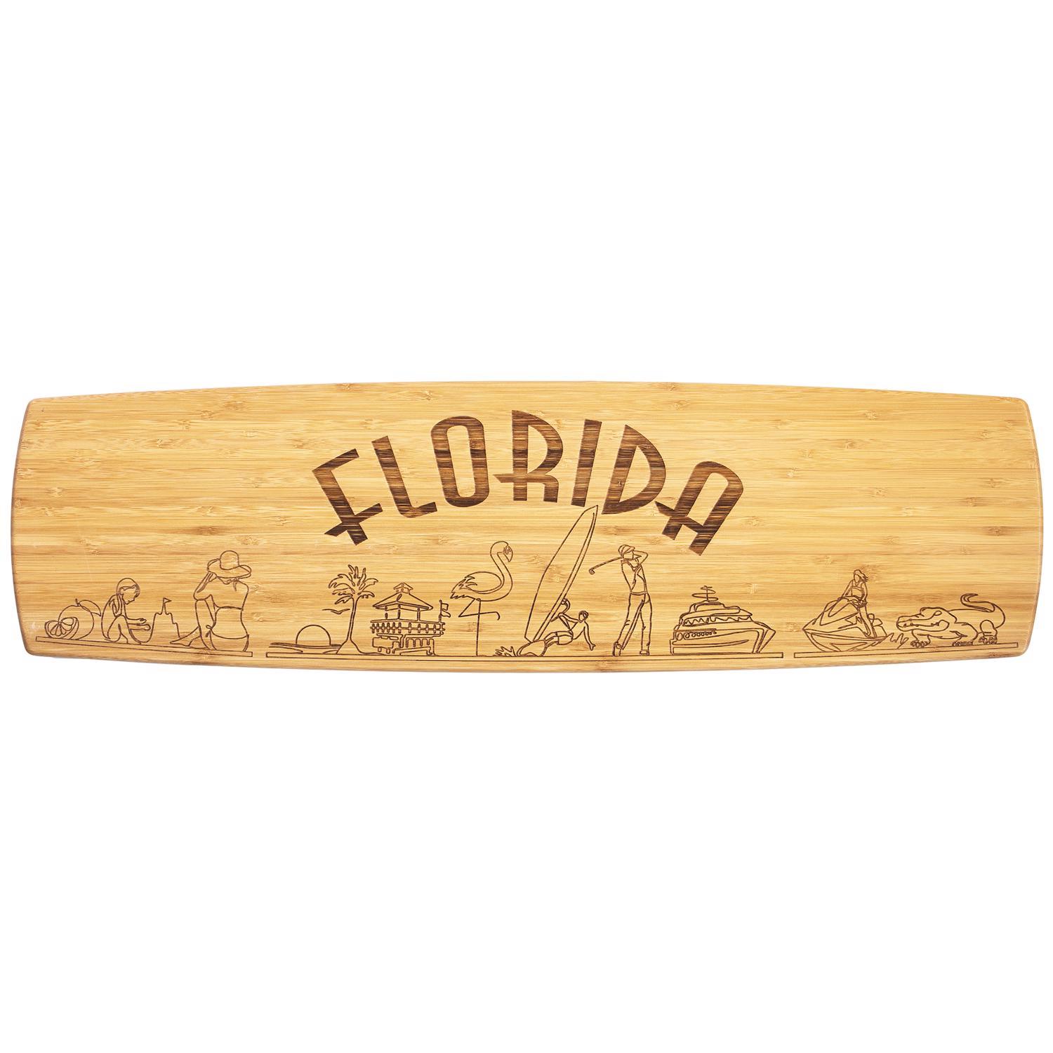 Totally Bamboo 30 in. L X 8.5 in. W X 0.75 in. Bamboo Cheese Board Sansujyuku sansujyuku.com