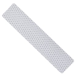 HILLMAN 1.3 in. W X 6 in. L White Reflective Safety Tape 1 pk