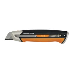 Fiskars Pro 6 in. Retractable Snap-Off Utility Knife Orange 1 pk
