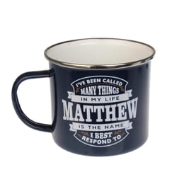 Top Guy Matthew 14 oz Multicolored Steel Enamel Coated Mug 1 pk