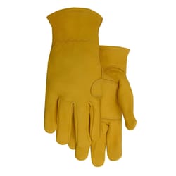 Midwest Quality Gloves M Leather Yellow Gloves