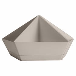 HC Companies 3.55 in. H X 5.08 in. W X 5.08 in. D X 8 in. D Polyresin Kaleidoscope Planter Vanilla B