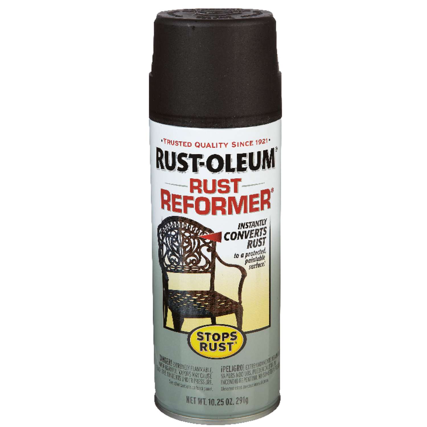 RustOleum Stops Rust Indoor and Outdoor Flat Black OilBased Rust