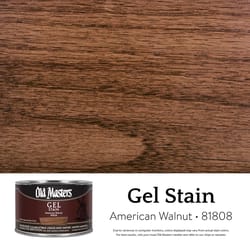 Old Masters Semi-Transparent American Walnut Oil-Based Alkyd Gel Stain 1 pt