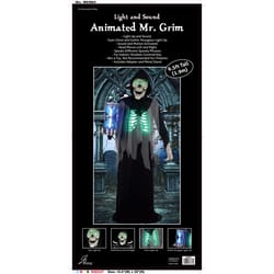 Seasons 6.5 ft. Prelit Animated Mr. Grim Yard Decor