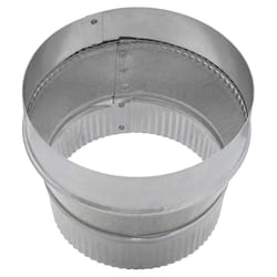 Imperial 7 in. D X 6 in. D Galvanized Steel Furnace Pipe Reducer