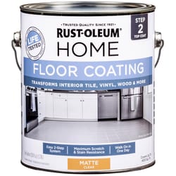 Rust-Oleum Home Clear Coat Matte Floor Coating Step2 1 gal