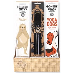 Gonesh Yoga Pets Beige Inner Sloth - Tree Tops Scent Sticks Incense 1 oz