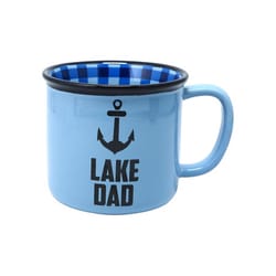 Pavilion Man Out 18 oz Blue BPA Free Lake Mug