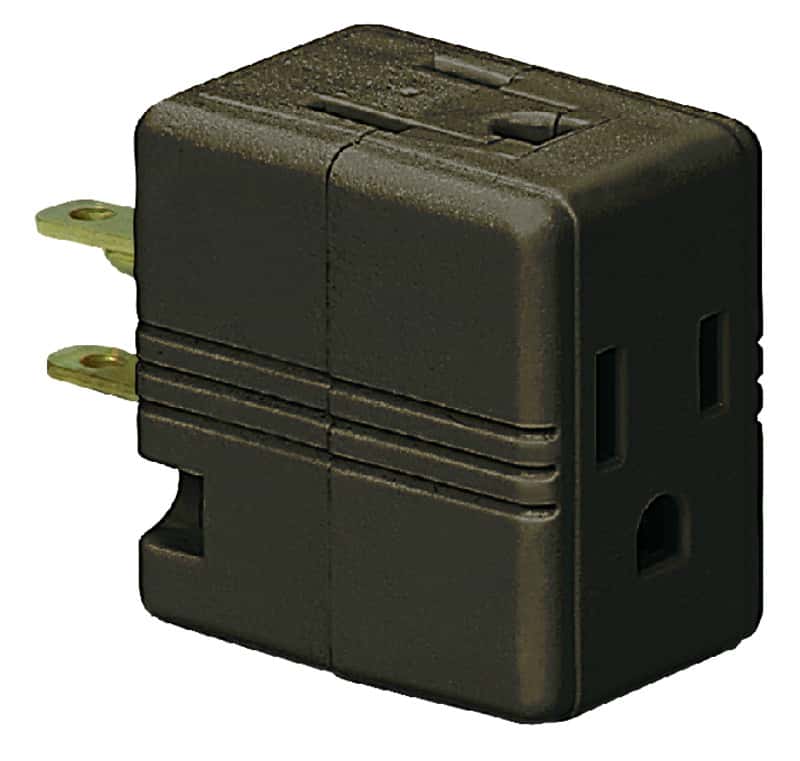 Ace Polarized 3 outlets Adapter 1 pk Ace Hardware