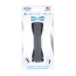 LoveHandle Black/Gray X-Large HoneyComb Phone Grip For All Mobile Devices
