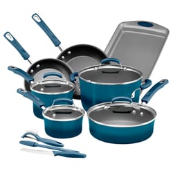 Rachael Ray Aluminum Cookware Set Blue