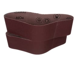 3M 24 inch in. L X 3 in. W Aluminum Oxide Sanding Belt 120 Grit Fine 2 pc