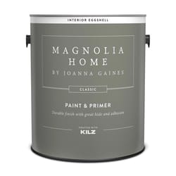 Magnolia Home by Joanna Gaines Classic Eggshell True White Base 1 Paint and Primer Interior 1 gal