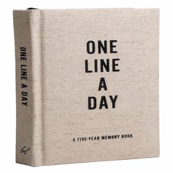 Chronicle Books Canvas One Line a Day Journal