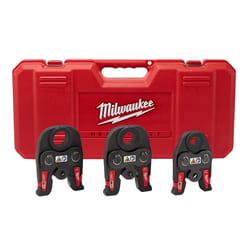 Milwaukee M18 1 in. Press Jaw Kit Black 4 pc