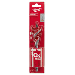 Milwaukee SPEED FEED 1-1/4 in. X 6-1/2 in. L Steel Self-Feeding Wood Bit Quick-Change Hex Shank 1 pc