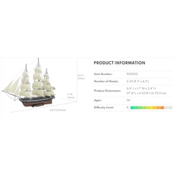 Metal Earth USS Constitution Model Kit