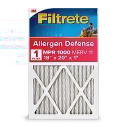 Filtrete Allergen Defense 18 in. W X 20 in. H X 1 in. D Polypropylene 11 MERV Pleated Air Filter 1 p