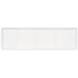 Novelty 1 in. H X 24 in. W X 7 in. D Plastic Countryside Flower Box Tray White