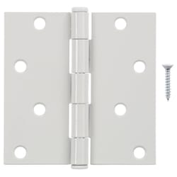 Ace 4 in. L White Residential Door Hinge 1 pk