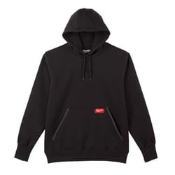 Milwaukee M Long Sleeve Men's Hooded Black Pullover Hoodie