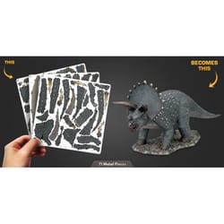 Metal Earth Triceratops Dinosaur 3D Model Kit 38 pc