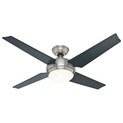 Hunter Sonic 52 in. Brushed Nickel LED Indoor Ceiling Fan