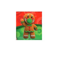 Hog Wild Gingerbread Man Popper Brown 7 pc