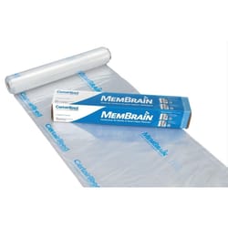 CertainTeed MemBrain 9 ft. W X 100 ft. L X 2 mil Air Barrier and Smart Vapor Retarder Roll 933 sq ft