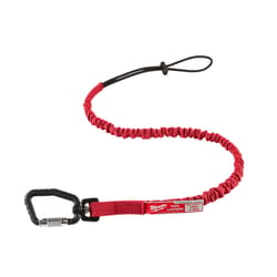 Milwaukee Nylon/Stainless Steel Red Locking Tool Lanyard 1 pk