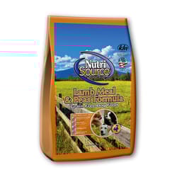 NutriSource All Ages Lamb Meal & Peas Cubes Dog Food Grain Free 12 lb