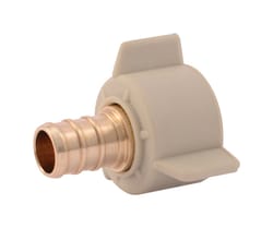 SharkBite 1/2 in. Barb X 1/2 in. D FPT Brass Adapter