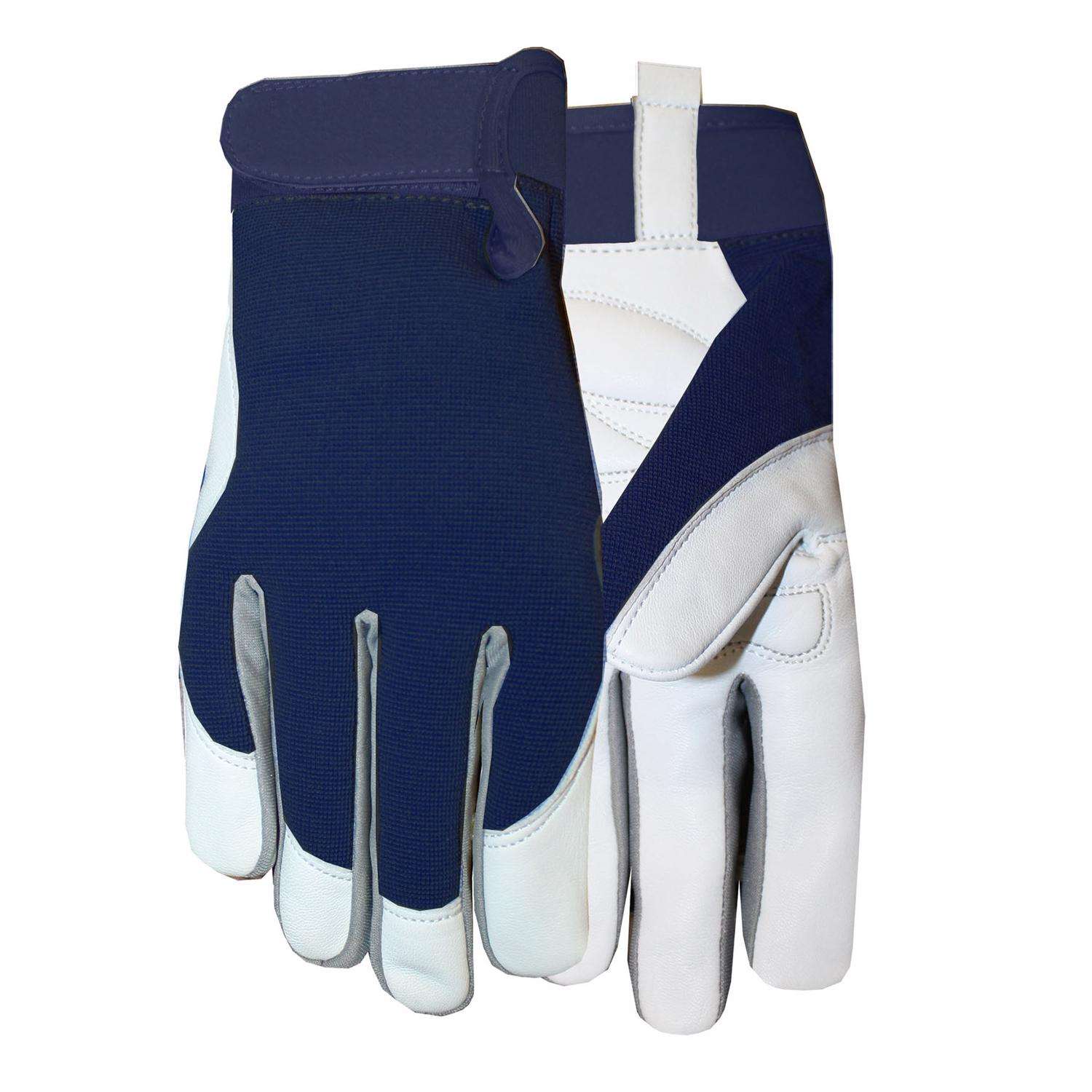 Midwest Quality Gloves M Leather Multicolored Gardening Gloves Ace