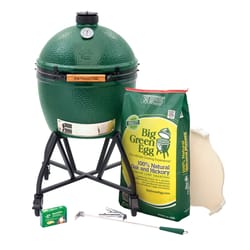 Big Green Egg 24 in. XLarge EGG Package with Nest/Handler Charcoal Kamado Grill and Smoker Green