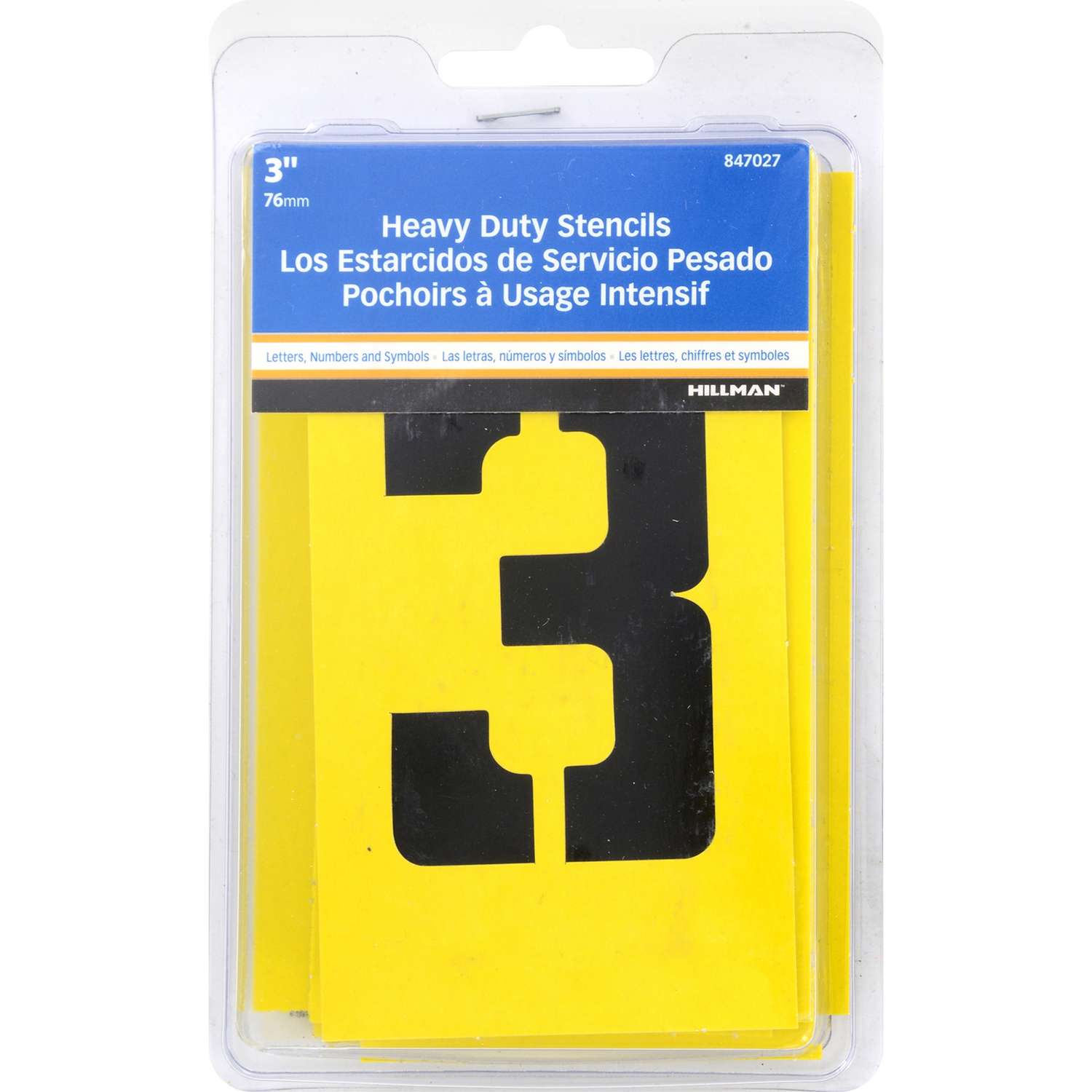 Hillman 3 in. Card Stock Heavy Duty Stencil Set 36 pk - Ace Hardware