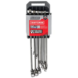 Craftsman OVERDRIVE 6 Point Metric Wrench Set 11 pc