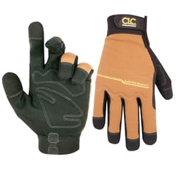 CLC Workright Men's Indoor/Outdoor Gloves Black/Brown M 1 pk