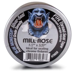 Mill Rose Blue Monster Silver 1/2 in. W X 520 in. L Thread Seal Tape