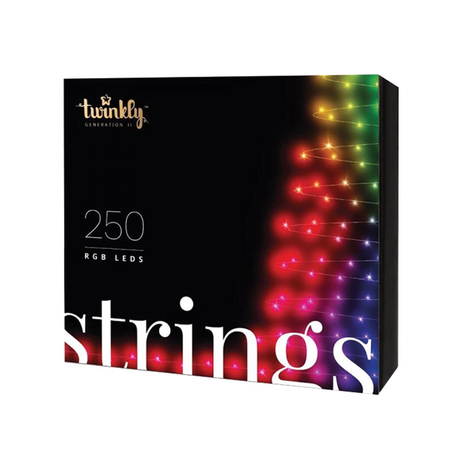 Twinkly LED Micro/5mm Multicolored 250 ct String Christmas Lights 65.5 ft. Sansujyuku sansujyuku.com