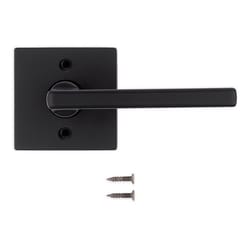 Kwikset Halifax Matte Black Reversible Dummy Lever Right or Left Handed