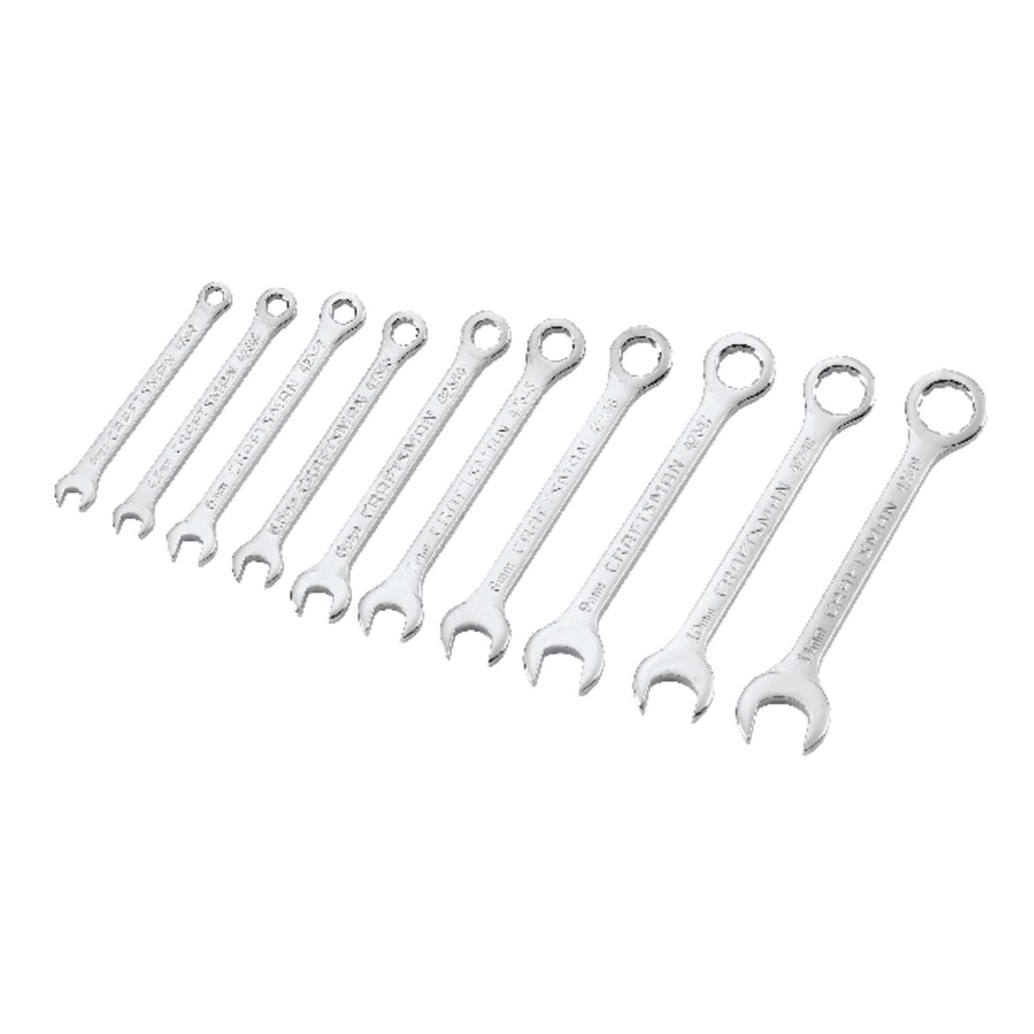 Craftsman Metric Wrench Set Steel 10 pc. - Ace Hardware