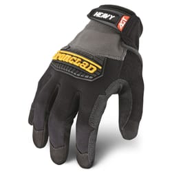 Ironclad Men's Work Gloves Black and Gray Small 1 pk