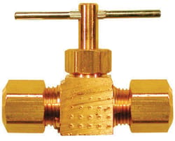 JMF Company 3/8 in. 3/8 in. Brass Needle Valve