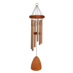 Festival Bronze Aluminum/Wood 24 in. Wind Chime