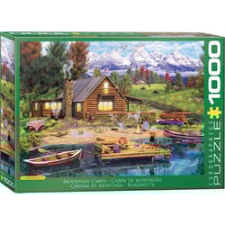 Eurographics Mountain Cabin Jigsaw Puzzle Multicolored 1000 pc