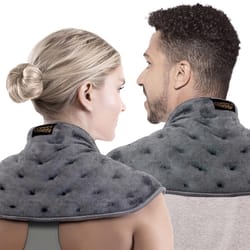 Copper Fit Rapid Relief Black Weighted Hot/Cold Neck and Shoulder Wrap 1 pk