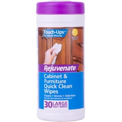 Rejuvenate Fiber Blend Cleaning Wipes 8 in. W X 7 in. L 30 wipes
